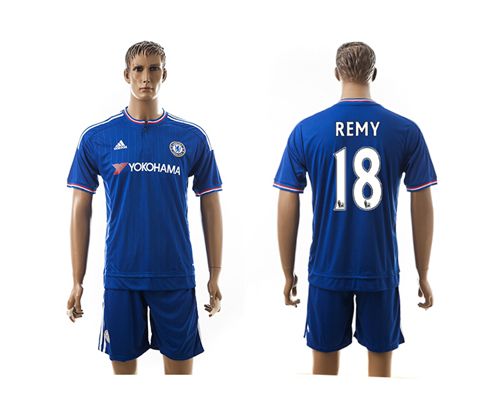 Chelsea #18 Remy New Blue Soccer Club Jersey